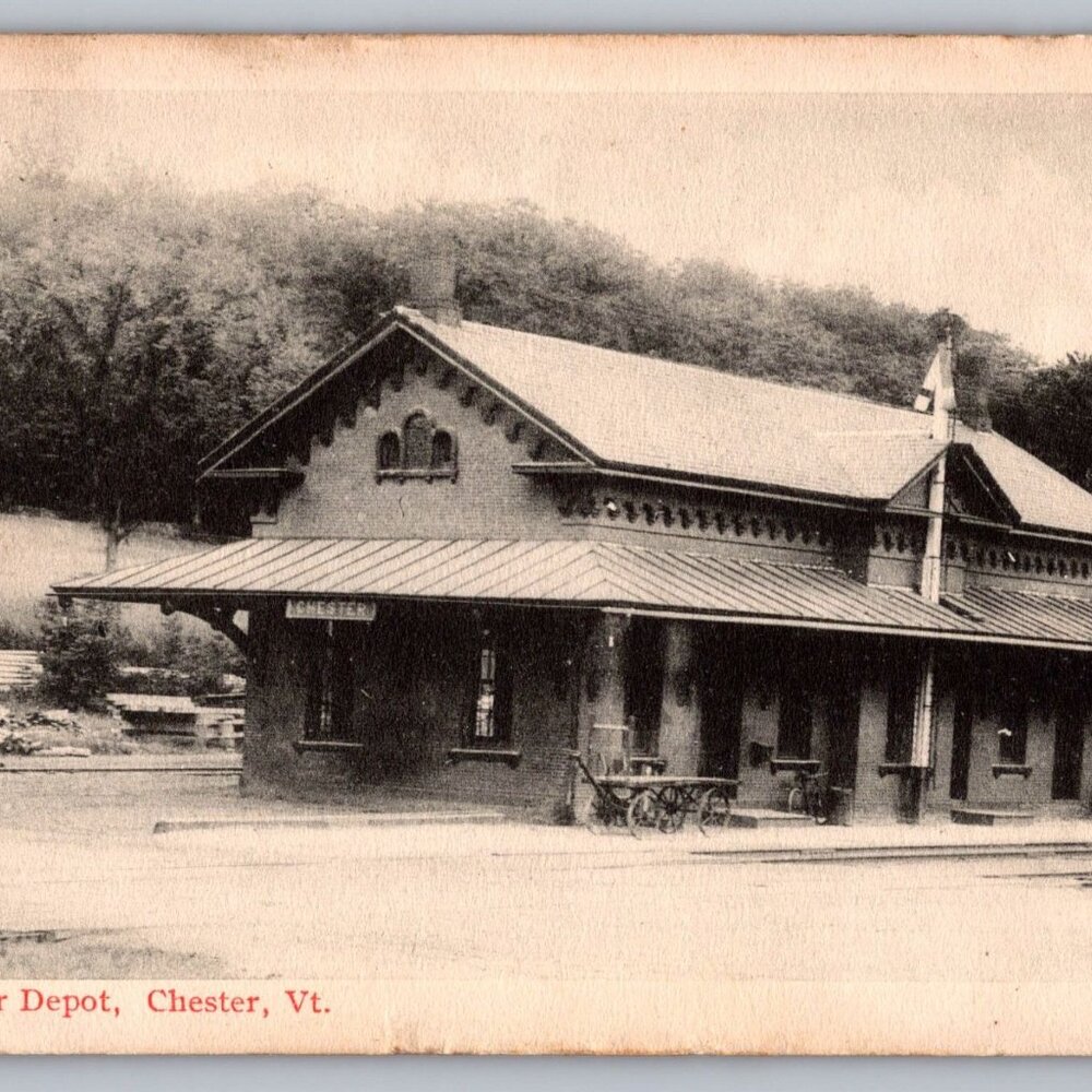 Postcard  Posted  Vermont  Chester Depot Chester Vt #947